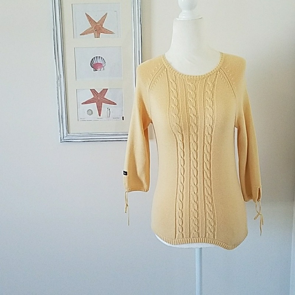 Vintage abercrombie cropped knit sweater